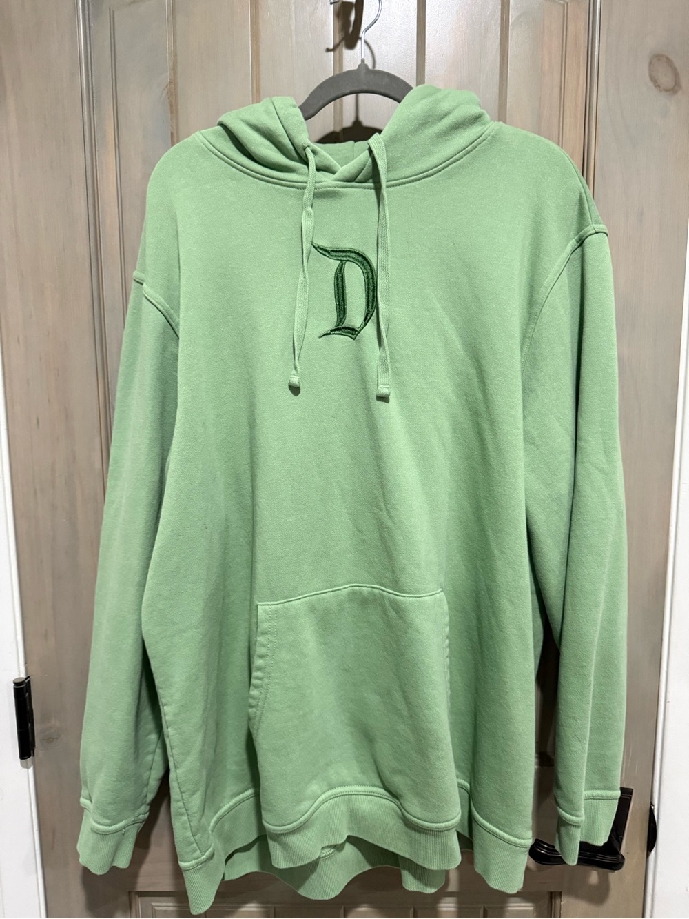 Disney Green D Embroidered Hoodie